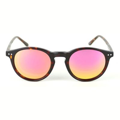 Binocle – California – Ecailles Brillantes – Verres Rose