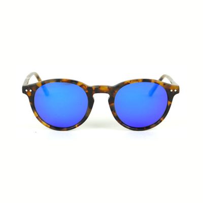 Binocle – California – Ecaille Brun- Verres Bleu