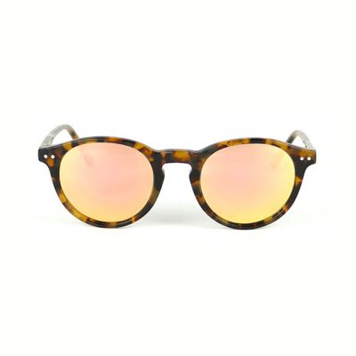Binocle – California – Ecaille Brun- Verres Rose
